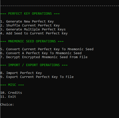 NGrave Zero Perfect Key Generator preview